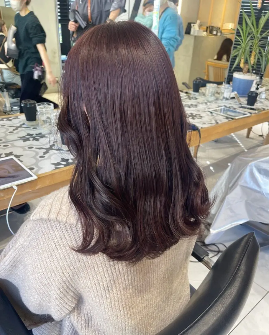ロング カラー ヘアアレンジ えびけん/色落ちまで 可愛い♥️のヘアスタイル