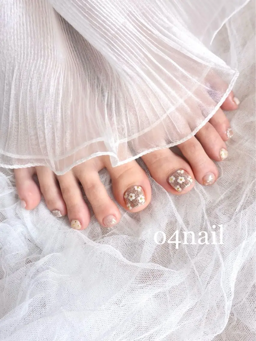 【FOOT】足元を華やかに🌸定額トレンドデザインの写真