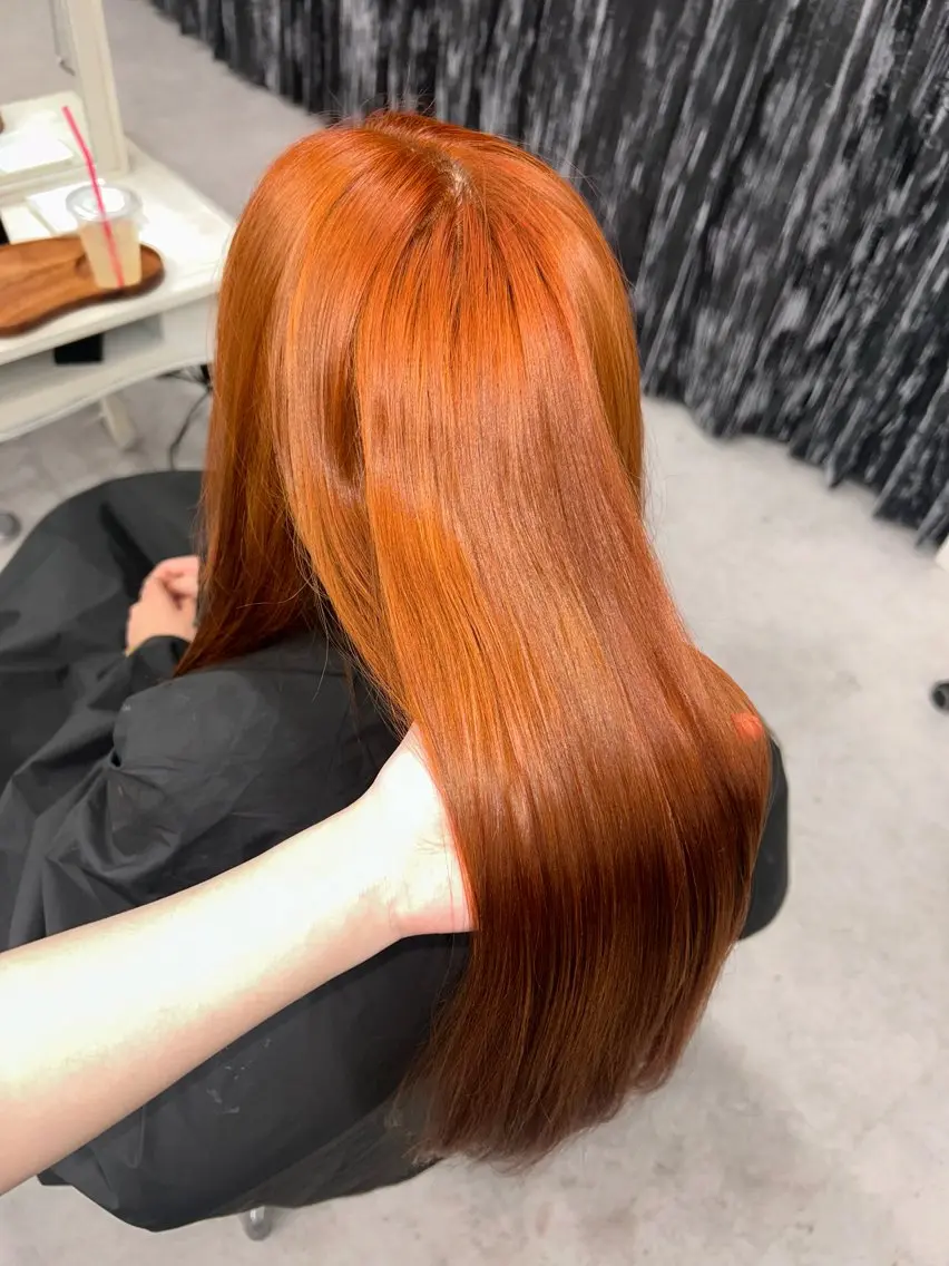 ロング ヘアカラー 🎀ブリーチカラー 🎀なつのヘアスタイル