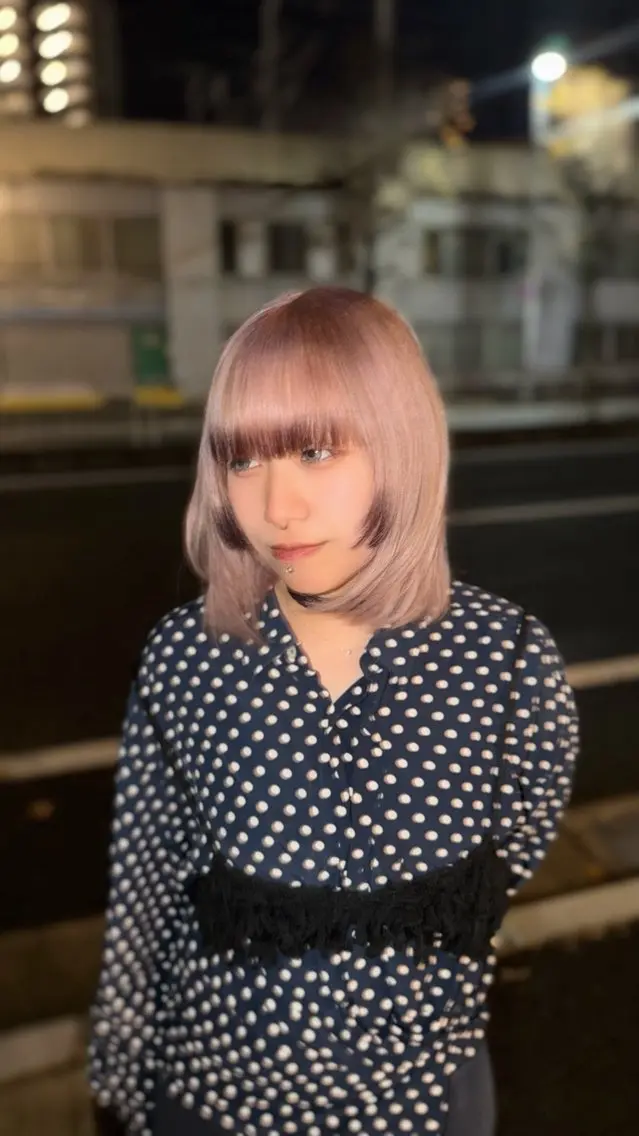 カラー ベージュカラー ブラウンカラー デザインカラー ハイトーンカラー ピンクカラー ハイトーン特化 名古屋/たまきのヘアスタイル