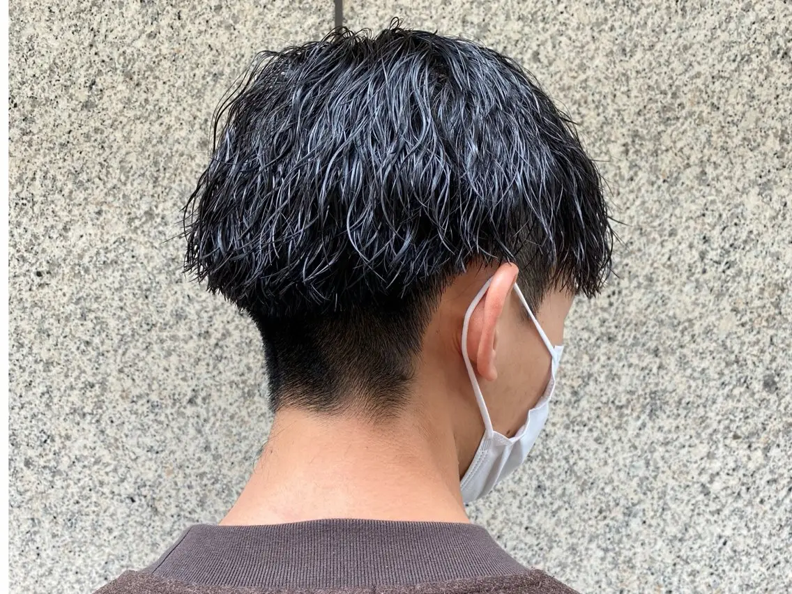ショート パーマ メンズ カット パーマ ヘアセット 垢抜けメンズパーマ/ だいち先輩のヘアスタイル