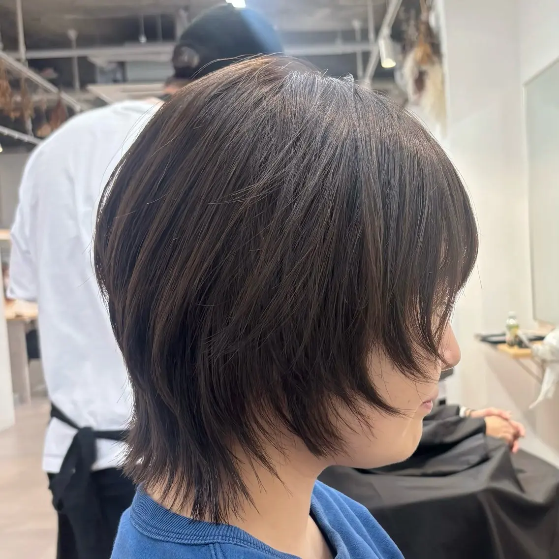 ショート カット ヘアカラー トリートメント 🫧レイヤー/透明感 /艶感カラー/うみのヘアスタイル