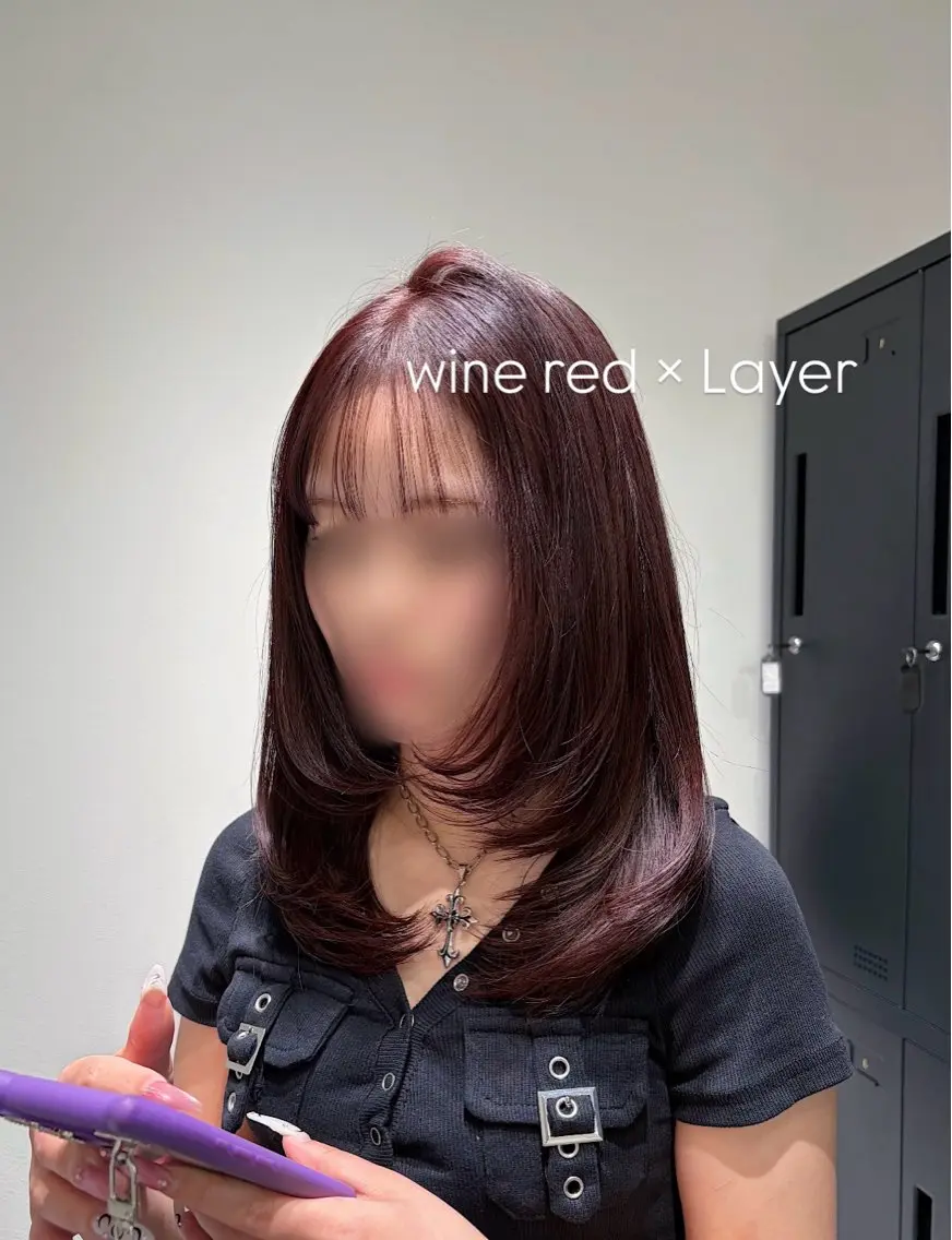 カラー メンズ ヘアカラー limitみづき🌙 レイヤーカットのヘアスタイル