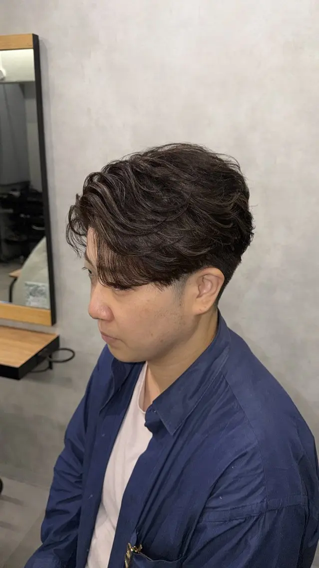 メンズ カット ヘアカラー Chlan岡本 フウトのヘアスタイル