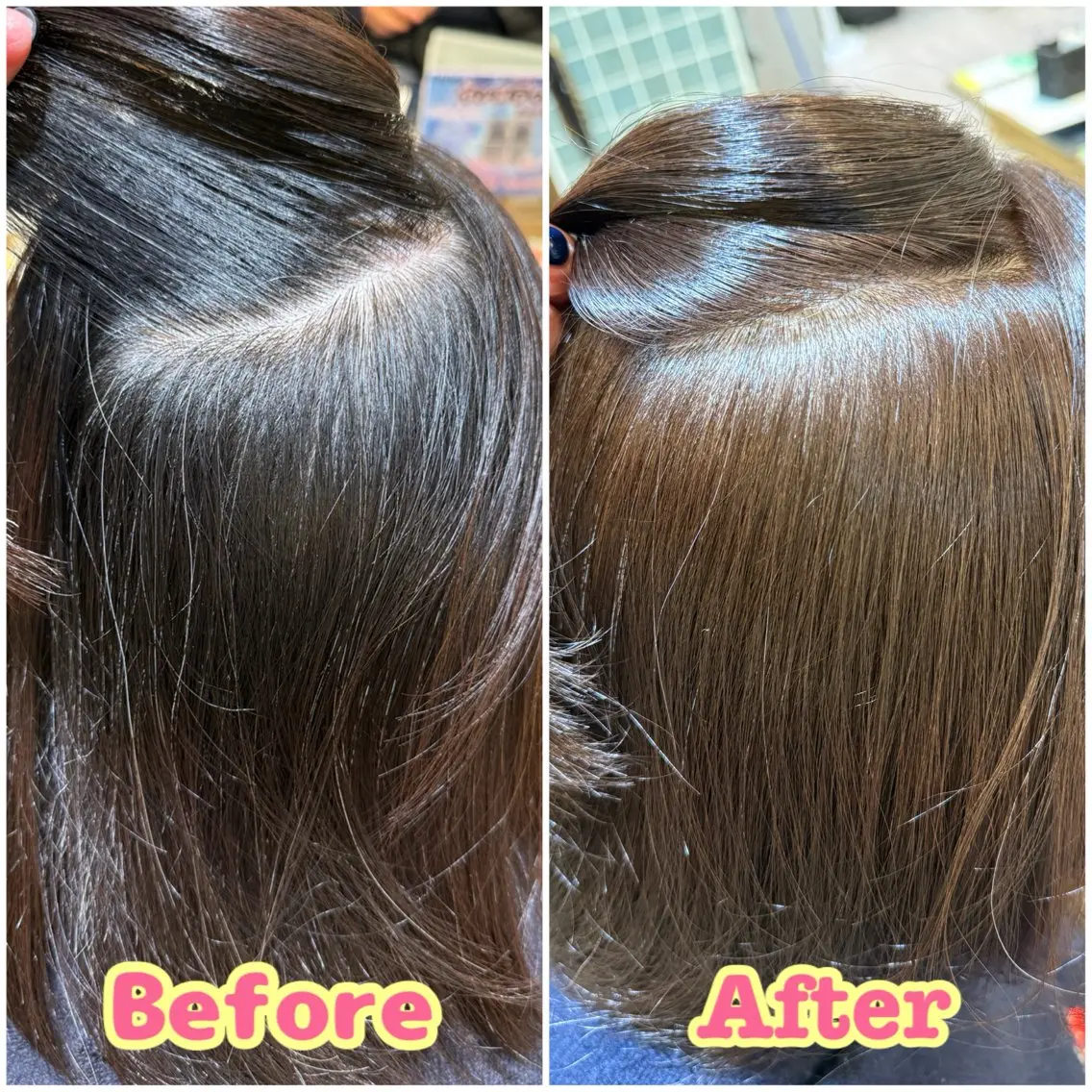 ミディアム カラー ヘアカラー こいけ しゅんのヘアスタイル