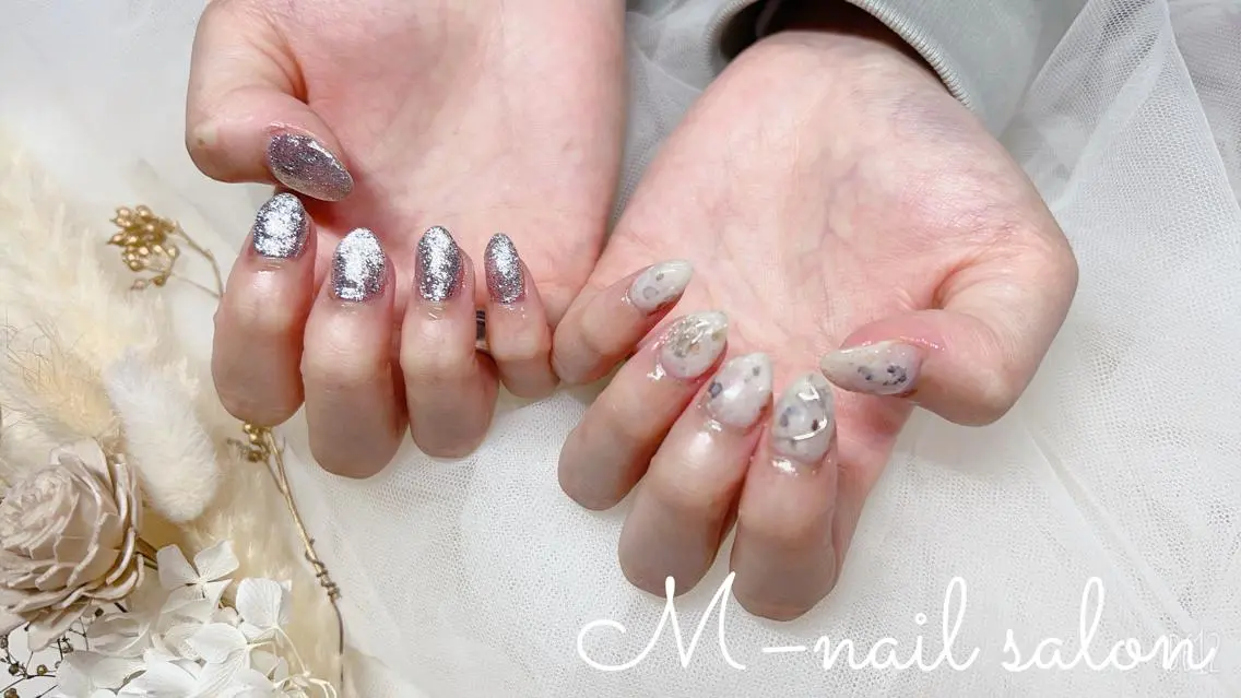 ネイル シンプルネイル M_ nail salonのネイルデザイン