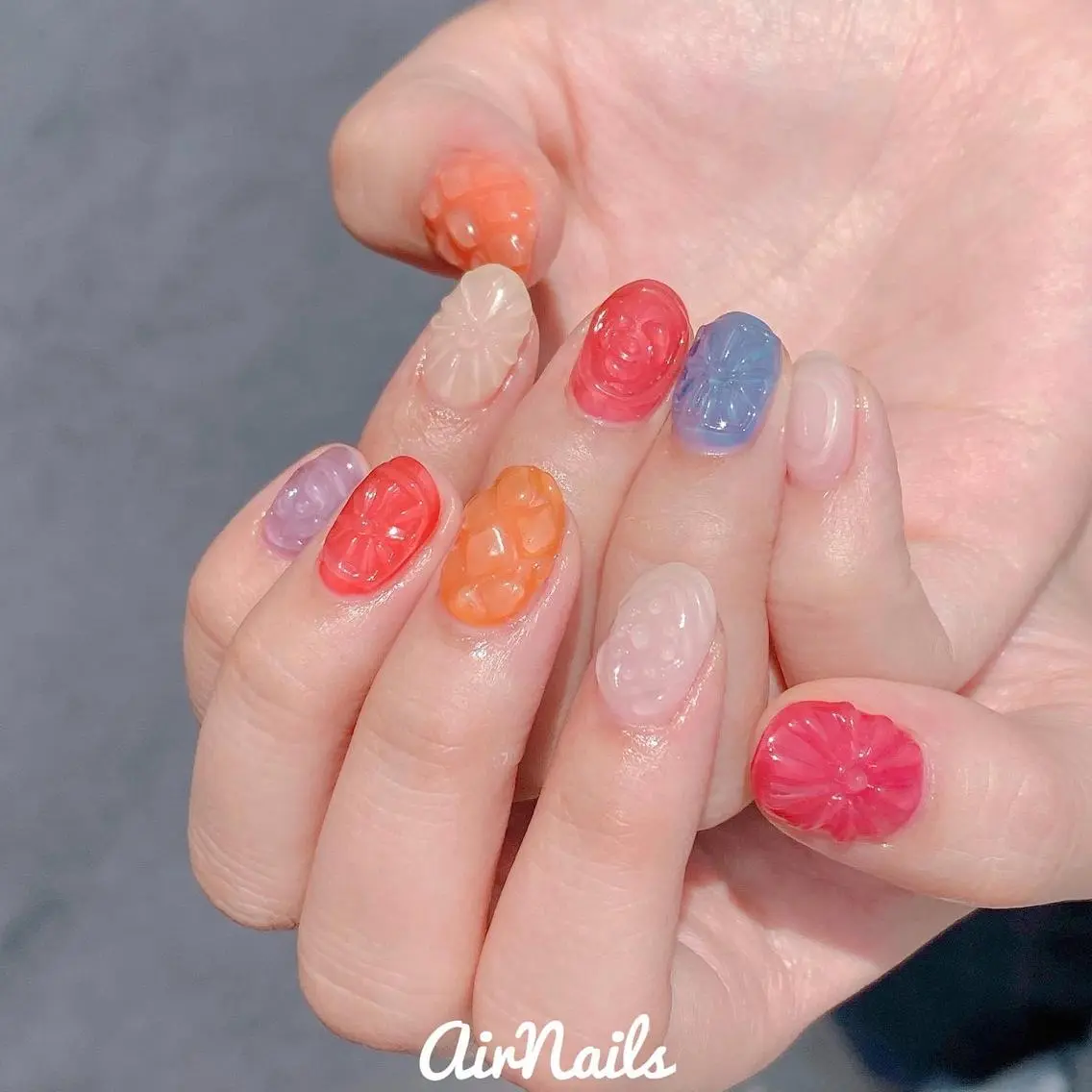 ネイル ハンドネイル フットネイル ♡ airnails ♡のネイルデザイン