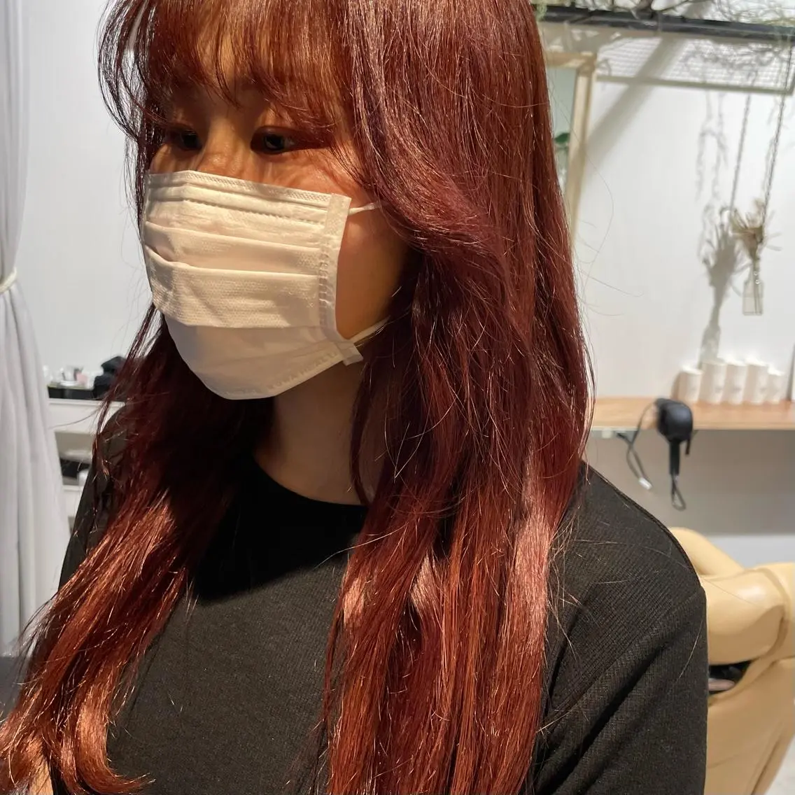 カラー ピンクカラー 。 。のヘアスタイル