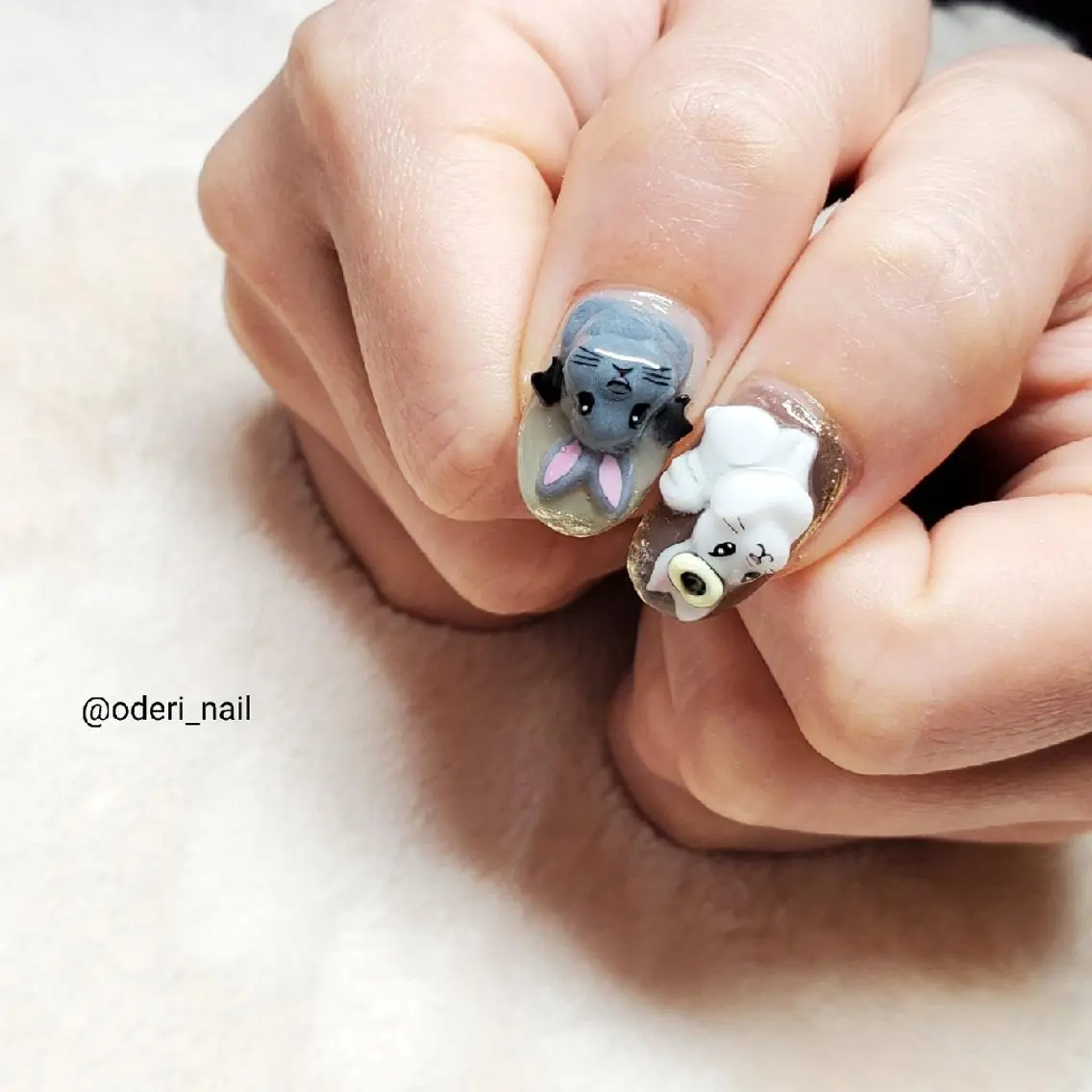 ネイル アートネイル フットネイル ジェルネイル 春ネイル おで@ oderi_nailのネイルデザイン