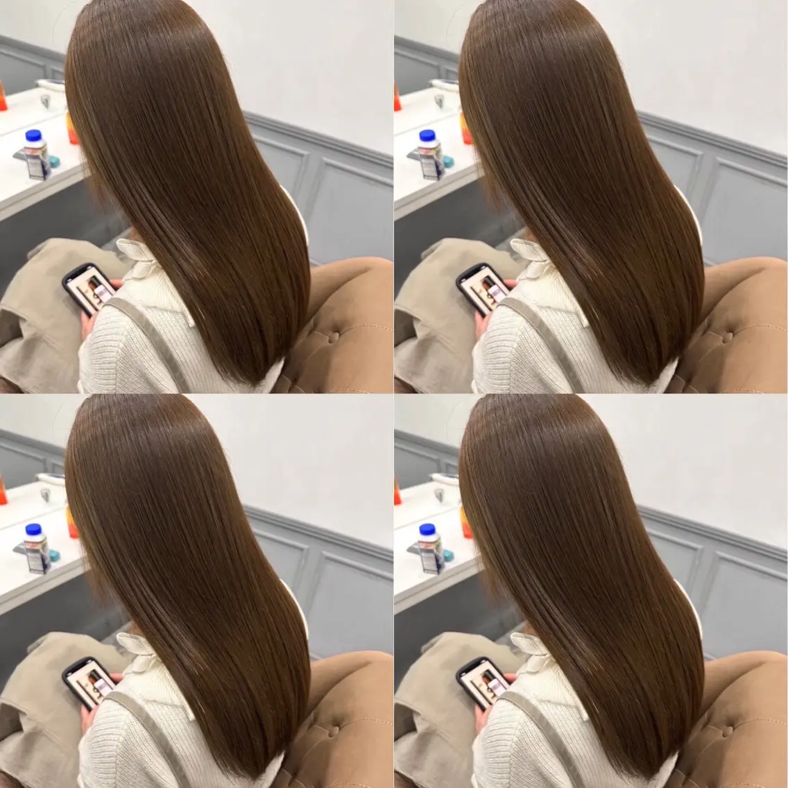 ロング カラー ヘアカラー トリートメント レイヤー×髪質改善 にちか🐰🎀のヘアスタイル