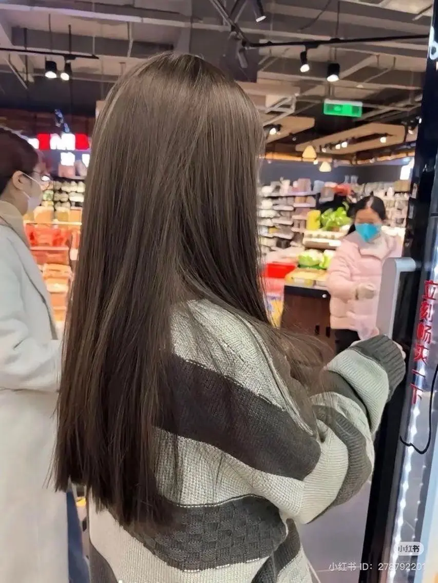 ロング カラー ヘアカラー トリートメント ヘッドスパ ヘアセット 韓国トレンドカット カラー🤍しゅうじのヘアスタイル