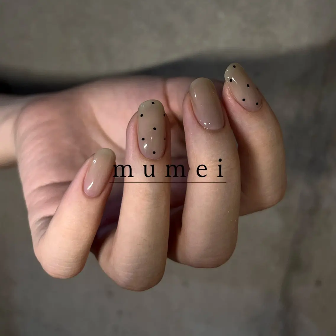 ネイル ドット ハンドネイル mumei _ NATSUYOのネイルデザイン
