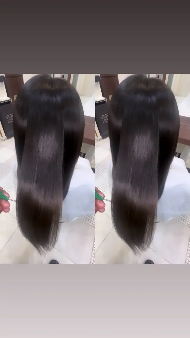 ロング トリートメント うるツヤ✧︎*。 ひなちのヘアスタイル