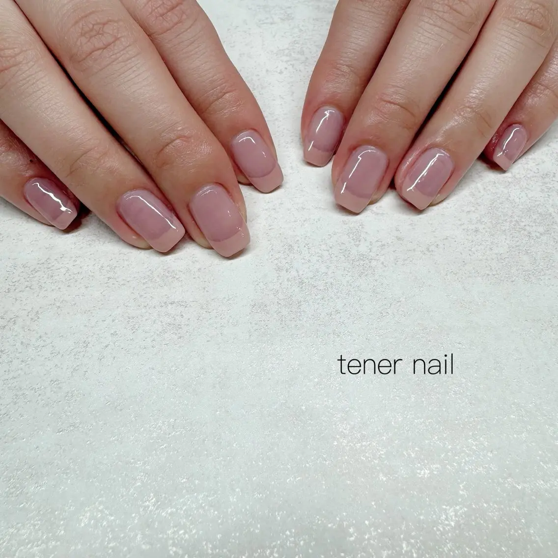 ネイル フレンチネイル ハンドネイル テネルネイル tener nailのネイルデザイン