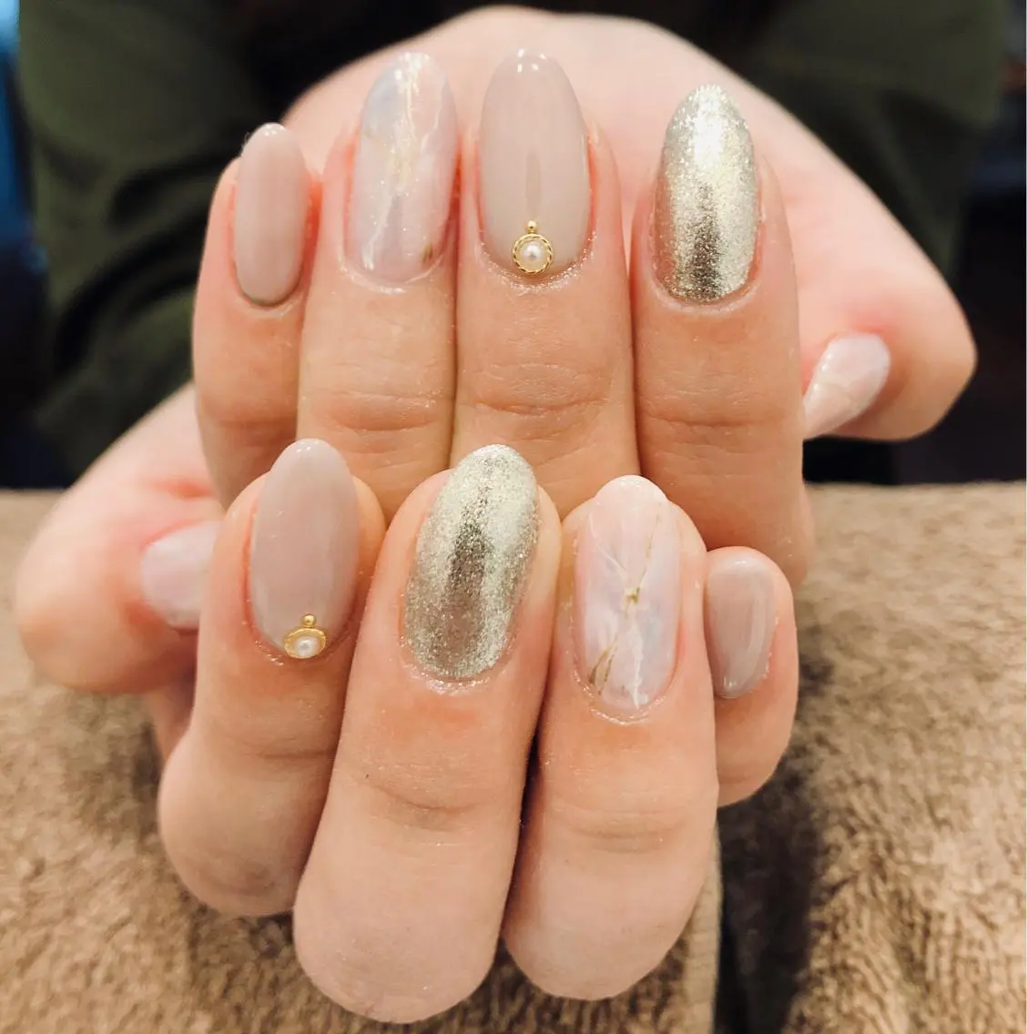 ネイル ブルー BEBE BEAUTEのネイルデザイン