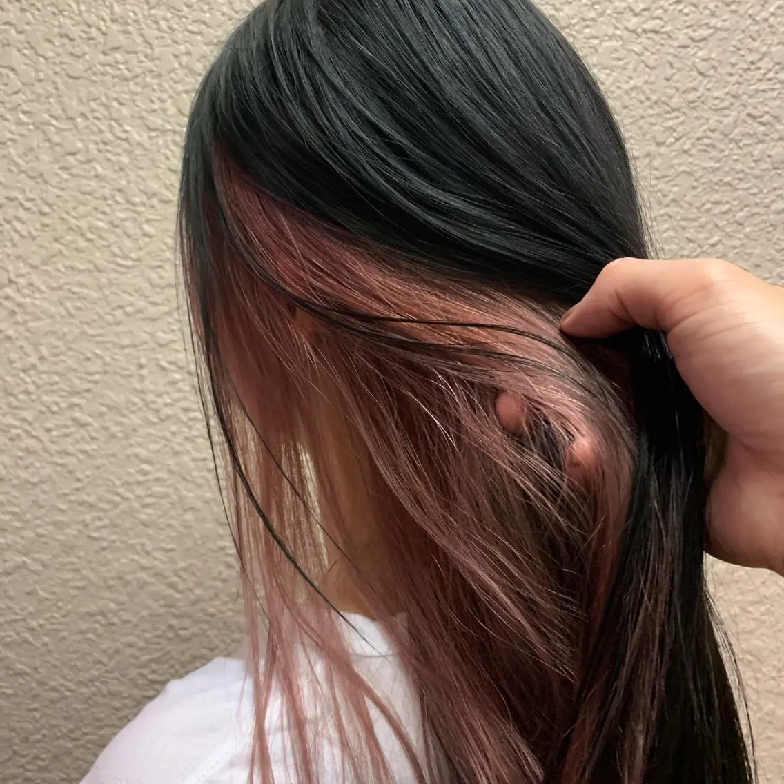 ロング カラー バレイヤージュ ベージュカラー ブリーチ ケアブリーチ グレージュ 🟤TAP🟤 木曳野　金沢店のヘアスタイル