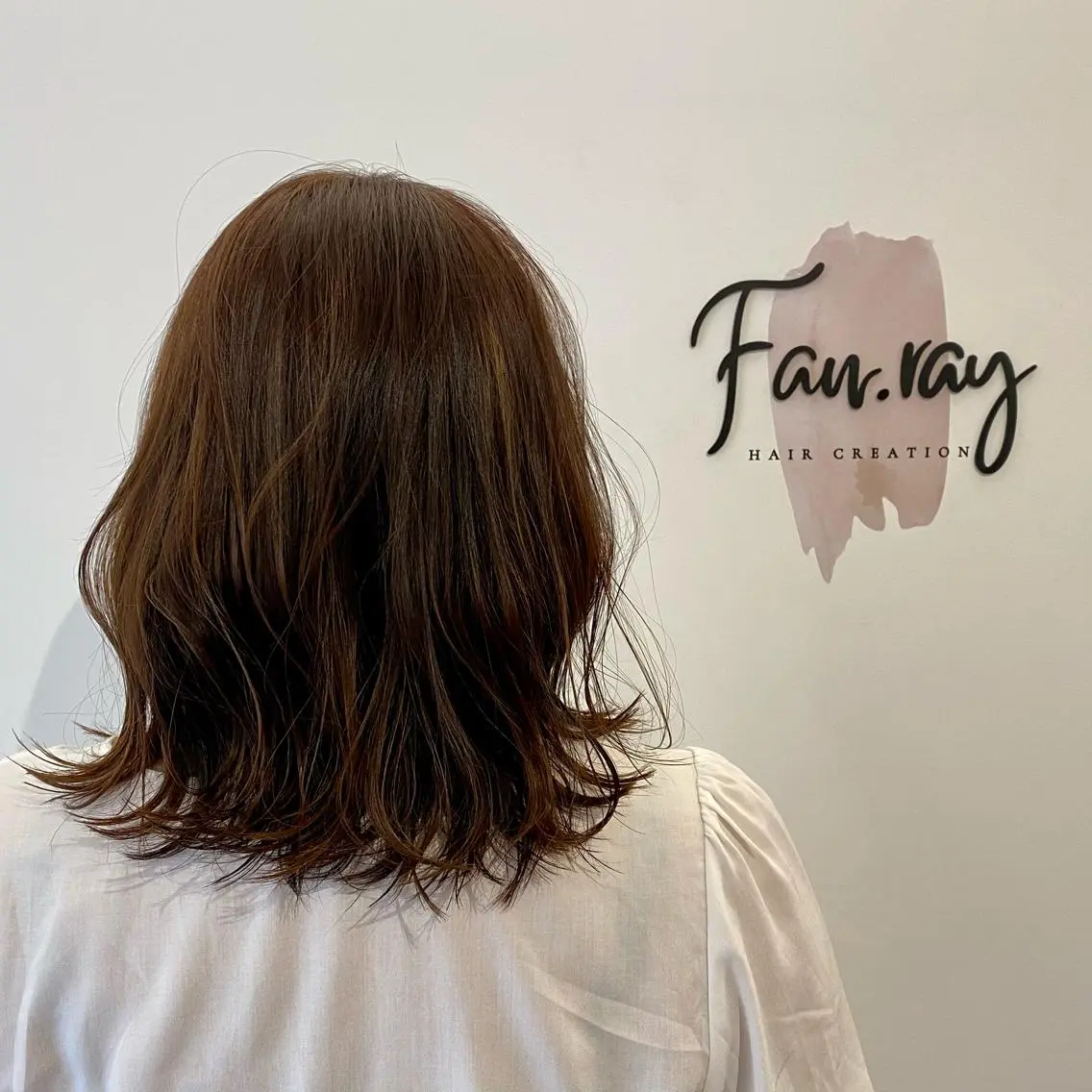 ミディアム カット パーマ トリートメント Fan.ray⭐️ 松永拓巳のヘアスタイル