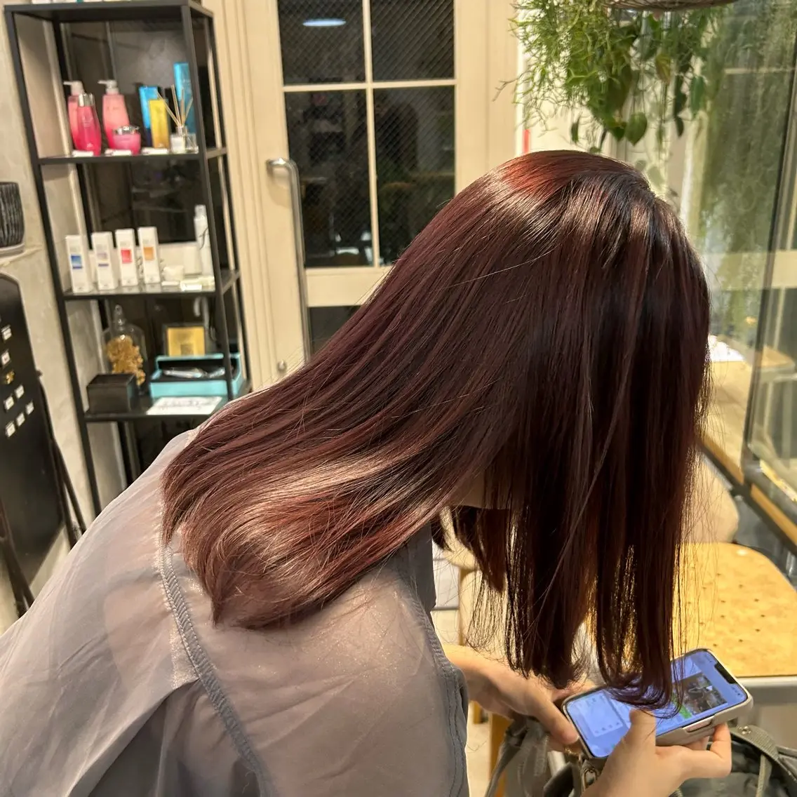 ミディアム カラー 縮毛矯正 縮毛矯正 トリートメント ❕マンツーマン施術❕ 🍊Moemiのヘアスタイル