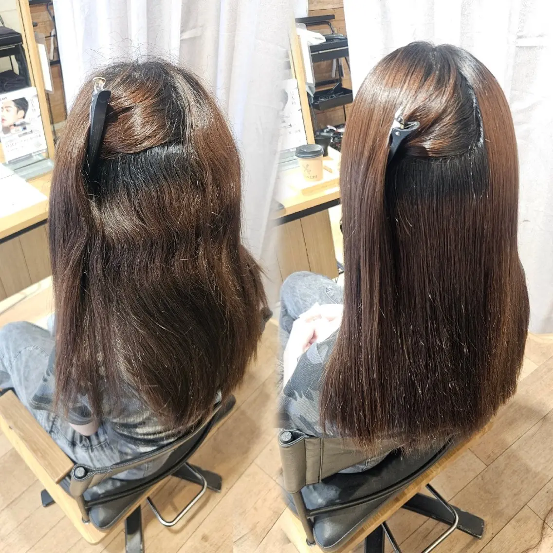 ロング 縮毛矯正 トリートメント Miuri/ミユリ 柔らかい雰囲気ヘアのヘアスタイル