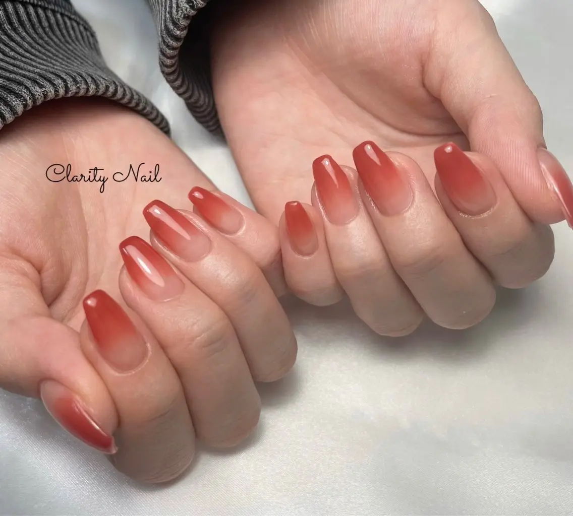 ネイル グラデーション ハンドネイル Clarity Nailのネイルデザイン