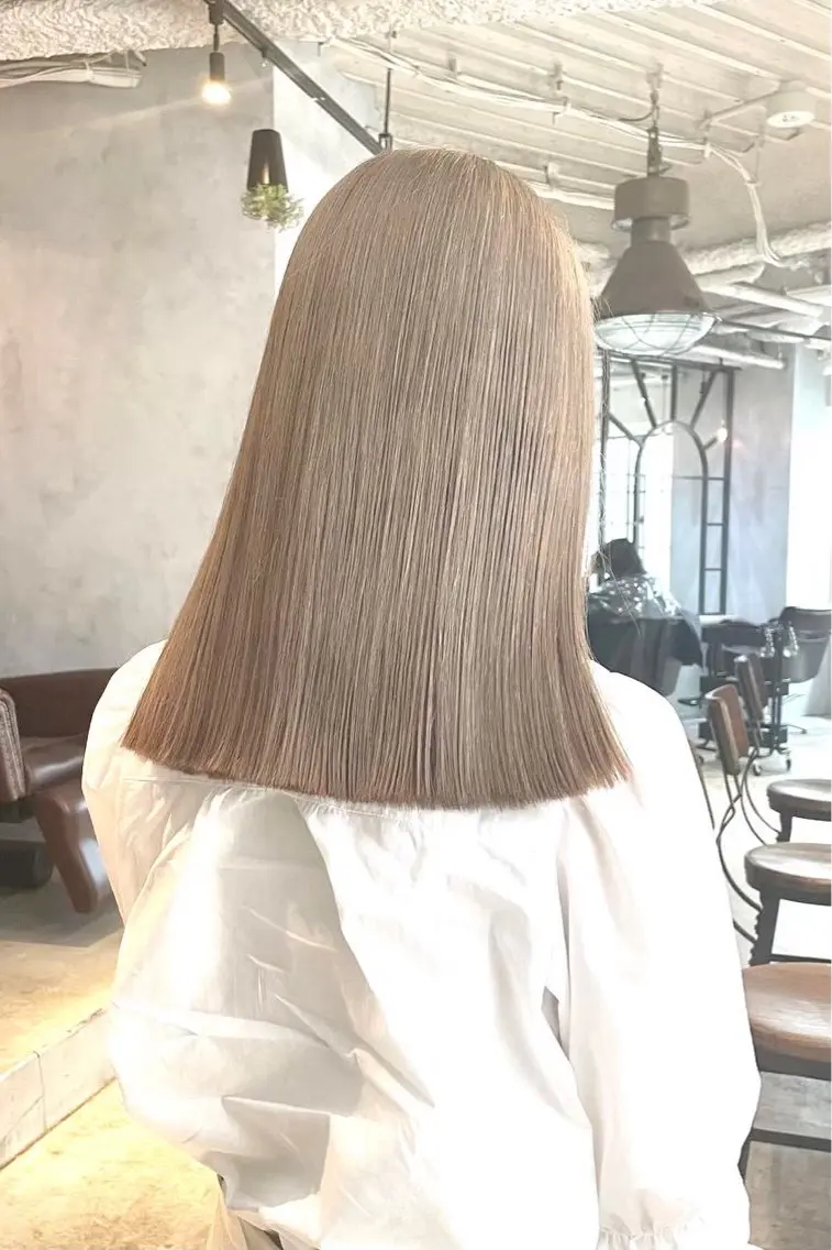 セミロング カラー ヘアアレンジ カット ヘアカラー トリートメント レイヤー/髪質改善/ /北 啓吾のヘアスタイル