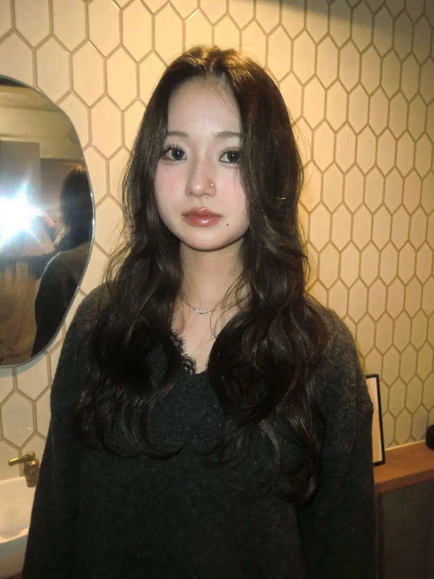 ワンカラー➕トリートメント🩷【就活、実習に向けて暗めに染めたい方もオススメです！】の写真