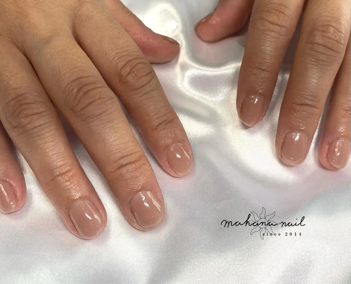 ネイル ワンカラーネイル mahana nailのネイルデザイン