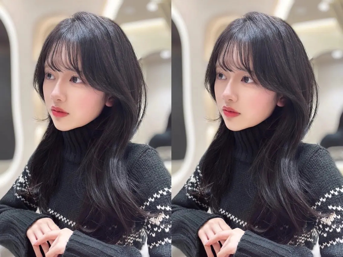 ロング 上品♡韓国レイヤー 🤍のの🤍のヘアスタイル