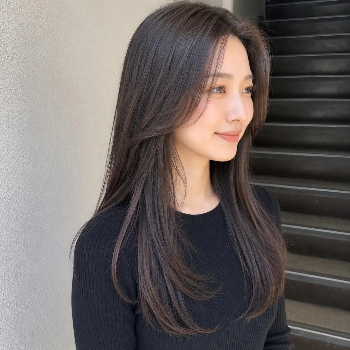 ロング レイヤーカット ロング ☆30代から 女性支持率90％以上のヘアスタイル