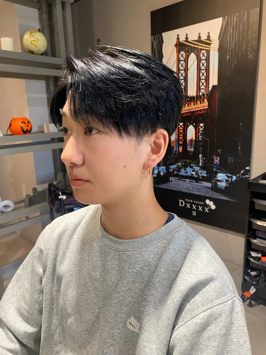 ミディアム カラー メンズ カット 似合う髪型が 分からない方へのヘアスタイル
