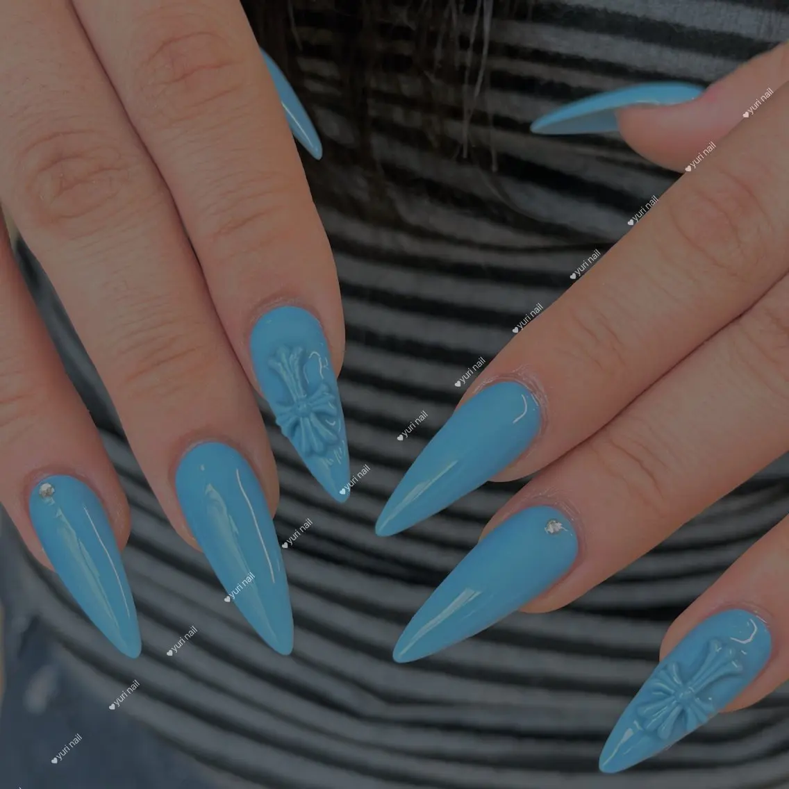 ネイル アートネイル 長さ出し フラッシュネイル ジェルネイル 韓国ネイル ハンドネイル ハンドケア Yuri.nail studioのネイルデザイン