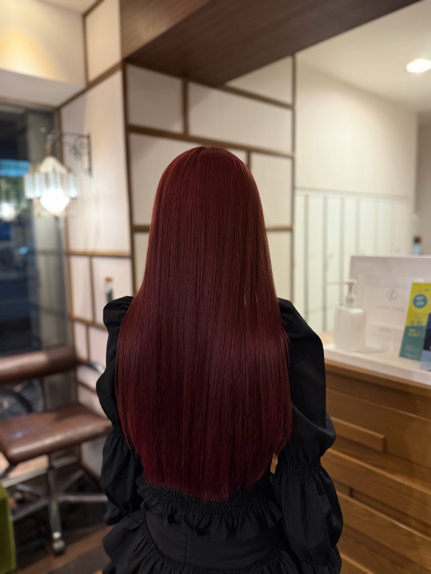 カラー ヤマダ トモナ 🍒🫧‪のヘアスタイル