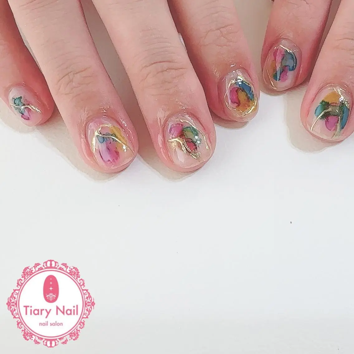 ネイル tiarynail K K🐼のネイルデザイン