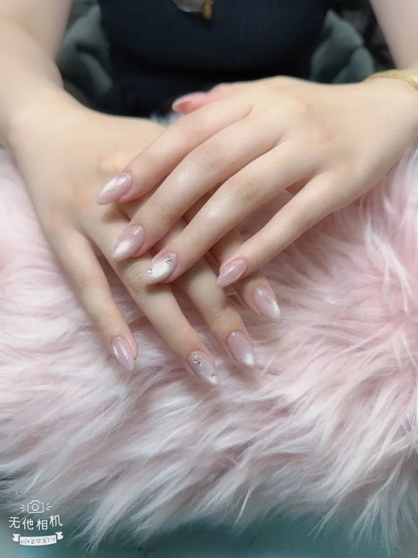 ネイル 長さ出し フレンチネイル グラデーション 韓国ネイル マグネットネイル ハンドネイル VB HEAVEN nailのネイルデザイン