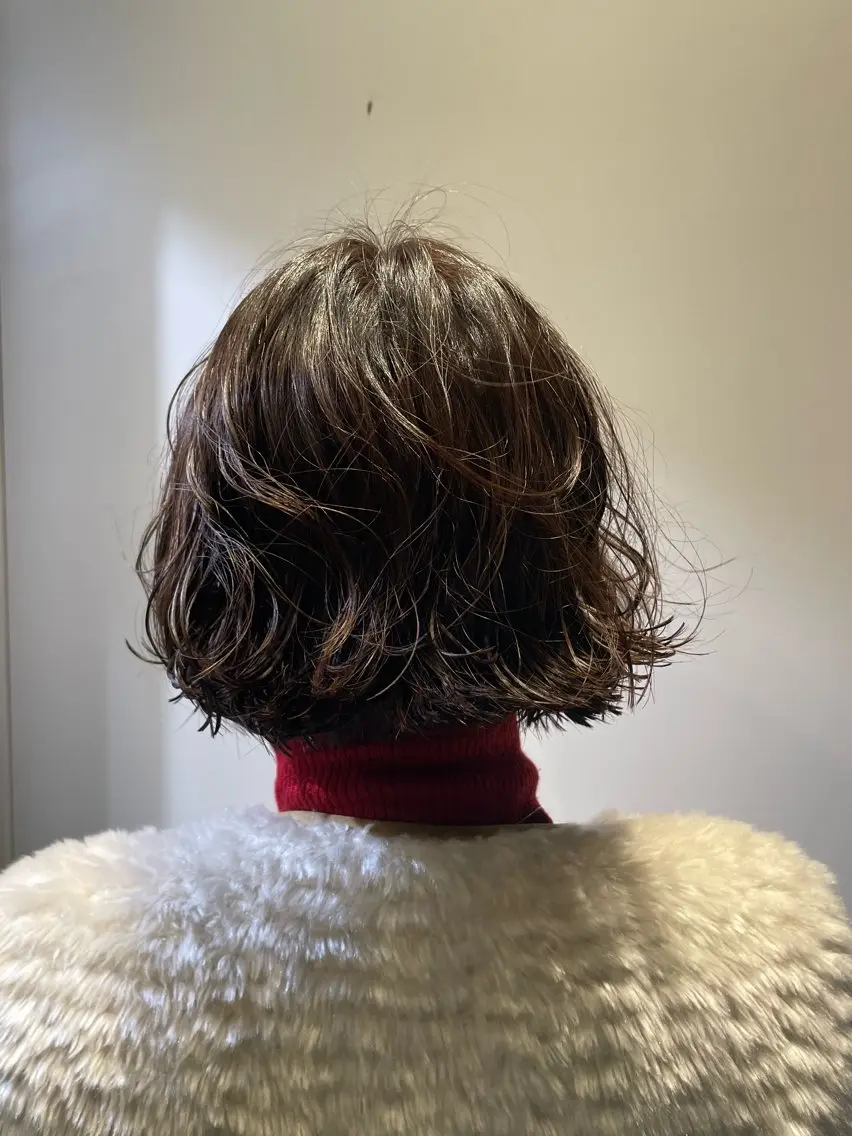 ショート カラー パーマ 🎀レイヤー/パーマ カラー/ai🎀のヘアスタイル