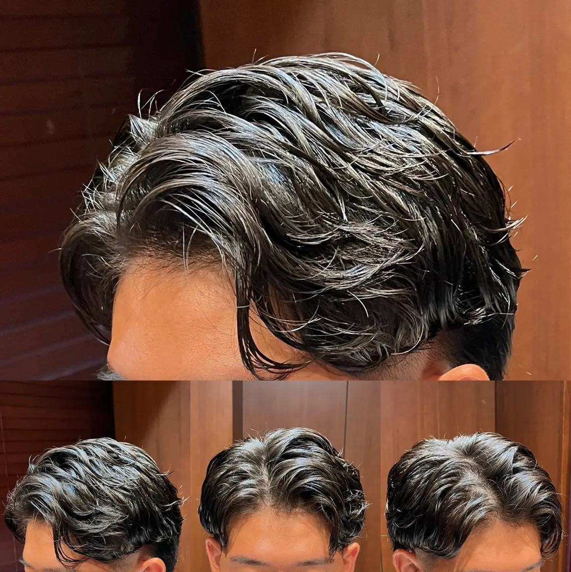 ミディアム パーマ 砂川 すながわのヘアスタイル