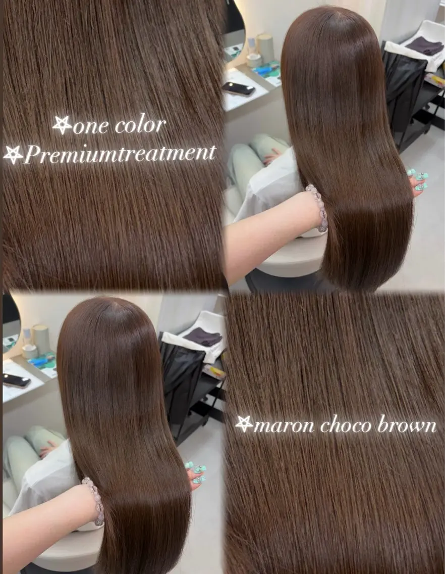 ロング カラー ヘアアレンジ ブラウンカラー ヘアカラー 🩶透明感カラー 池袋/mei🩶のヘアスタイル