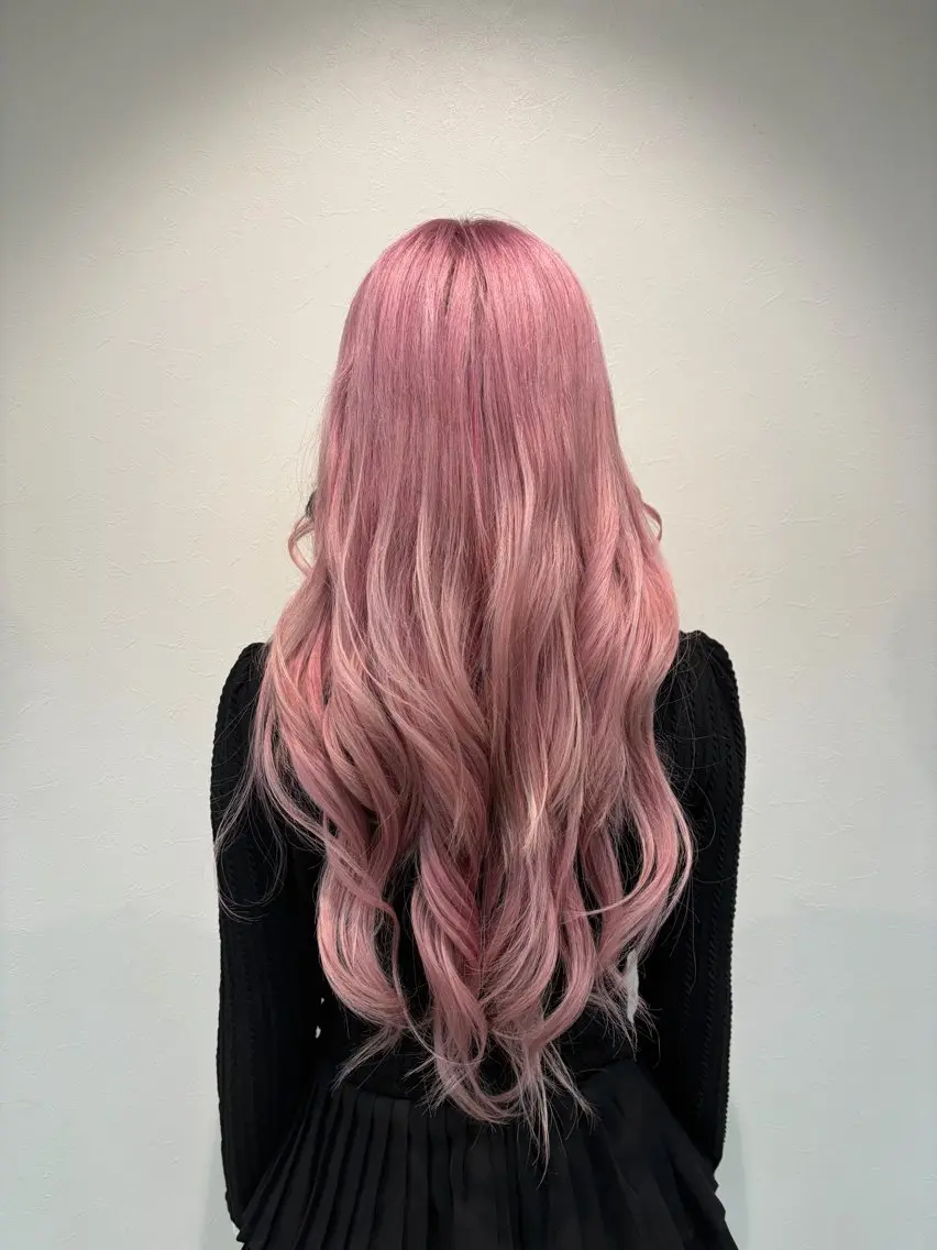 ロング エクステ 大賀 鈴のヘアスタイル