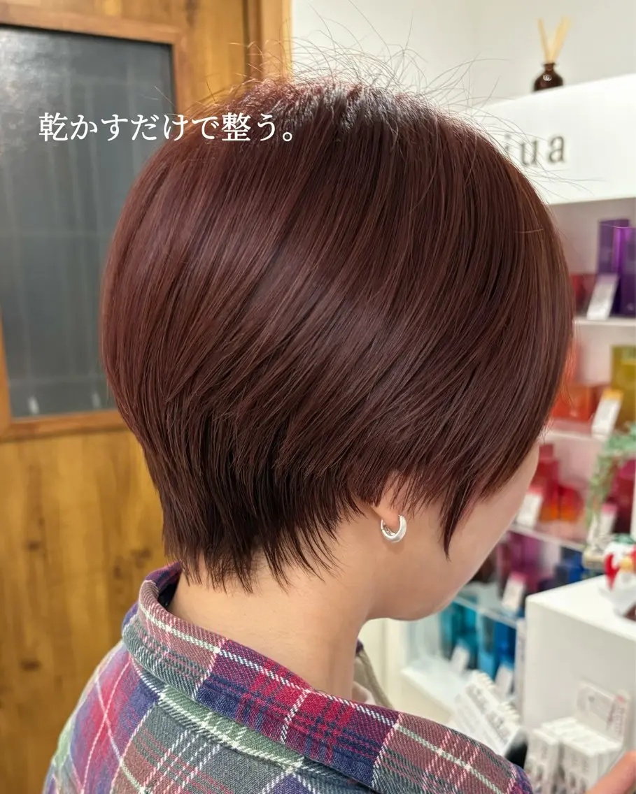 ショート カラー ハンサムショート 丸みショート 似合わせカット ショートヘア カット ヘアカラー トリートメント 髪とまつ毛の 専門店♡のマツエク・マツパデザイン
