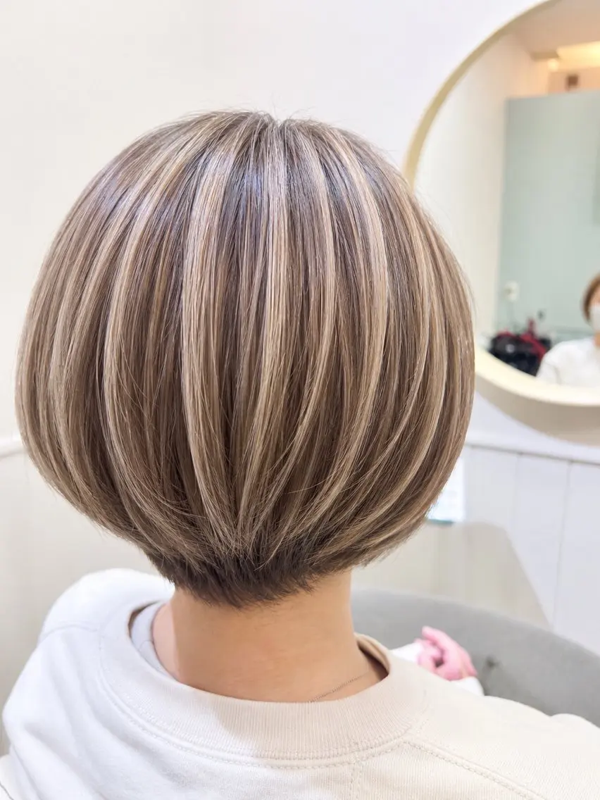 ショート カット ヘアカラー ✨メテオ　髪質改善✨ シバタのヘアスタイル