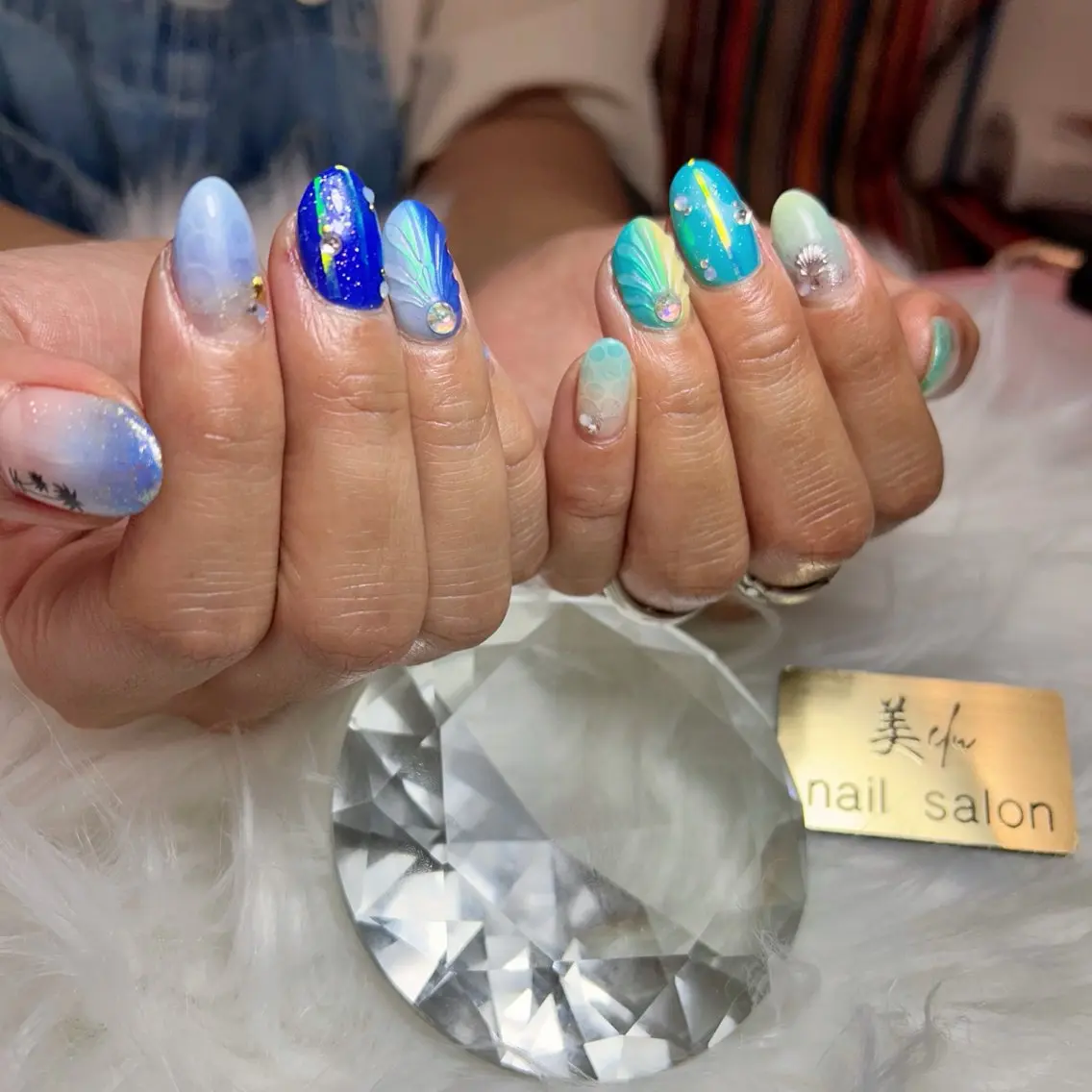ネイル 長さ出し 美爪・自爪育成サロン 美elu(ビエル)のネイルデザイン