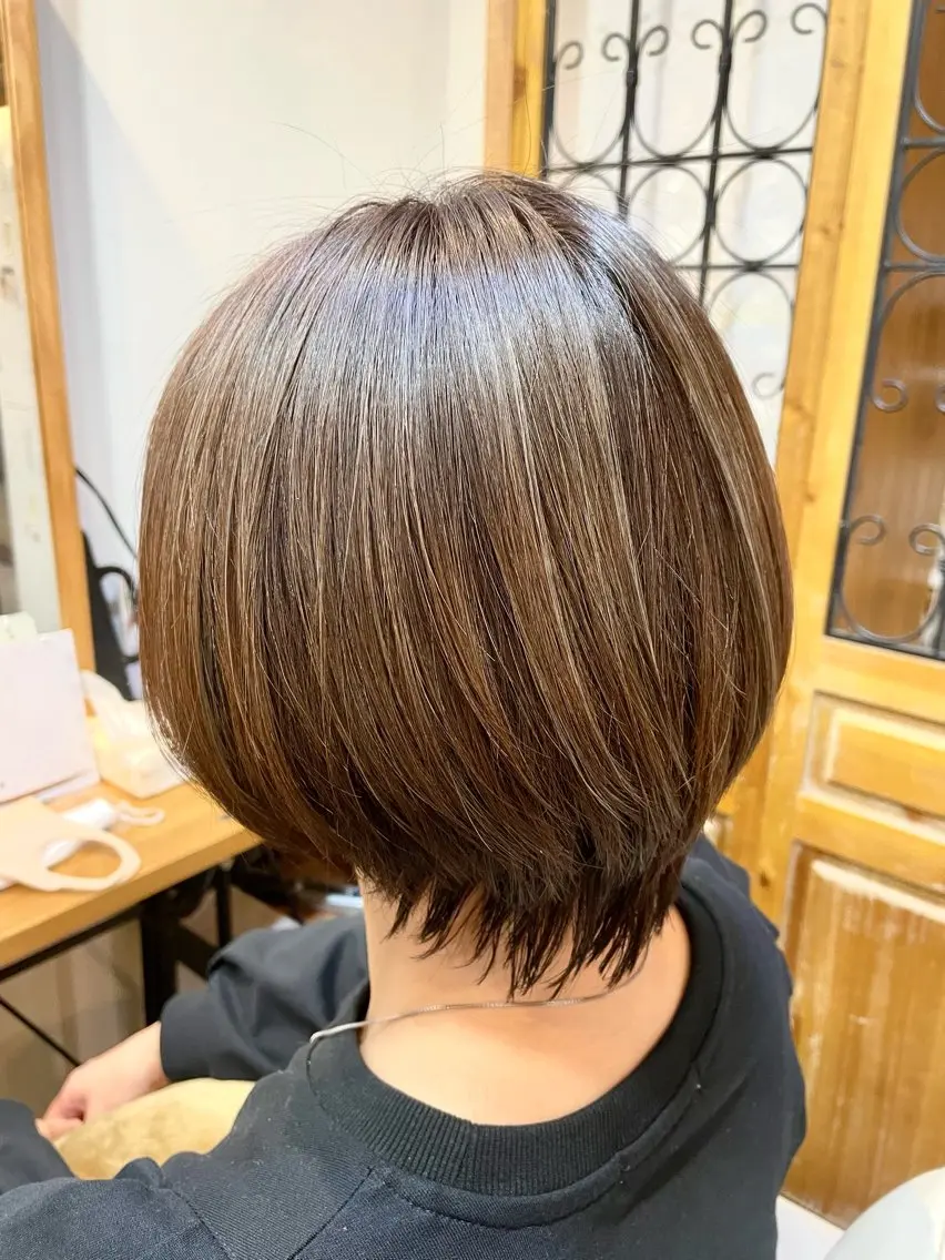 ショート ショートボブ ボブ ショートヘア 山木 裕子のヘアスタイル