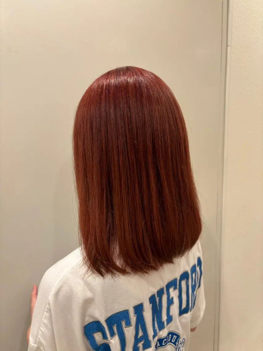 ミディアム カット ヘアカラー sakura💭🍓 CIEL四条河原町のヘアスタイル