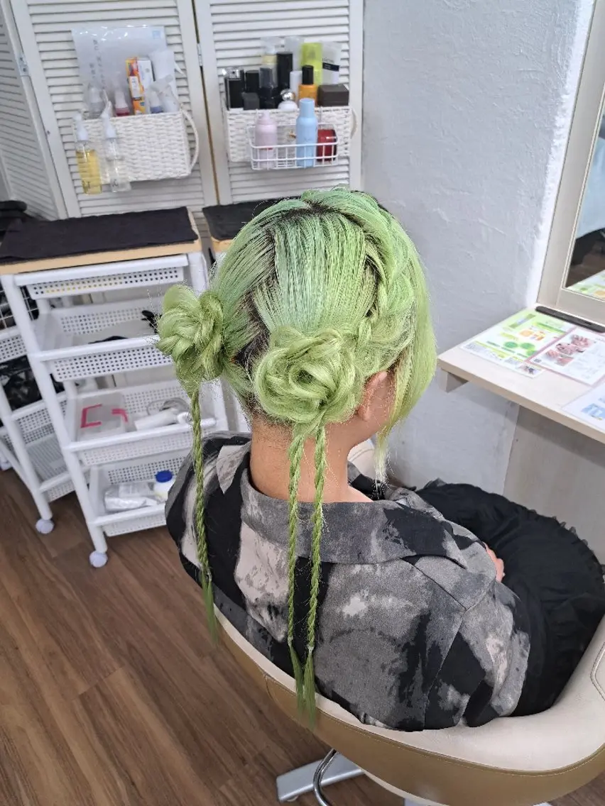 ヘアアレンジ ロング お団子ヘア ヘアセット GLOSS心斎橋🌹 はるなのヘアスタイル