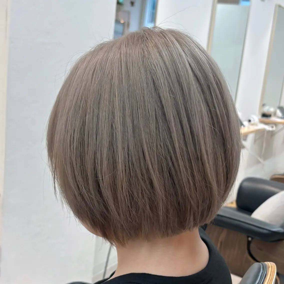 ショート ショートレイヤー レイヤーカット ショートヘア カット ヘアカラー トリートメント 🫧透明感/レイヤー /縮毛矯正/うみ🌟のヘアスタイル