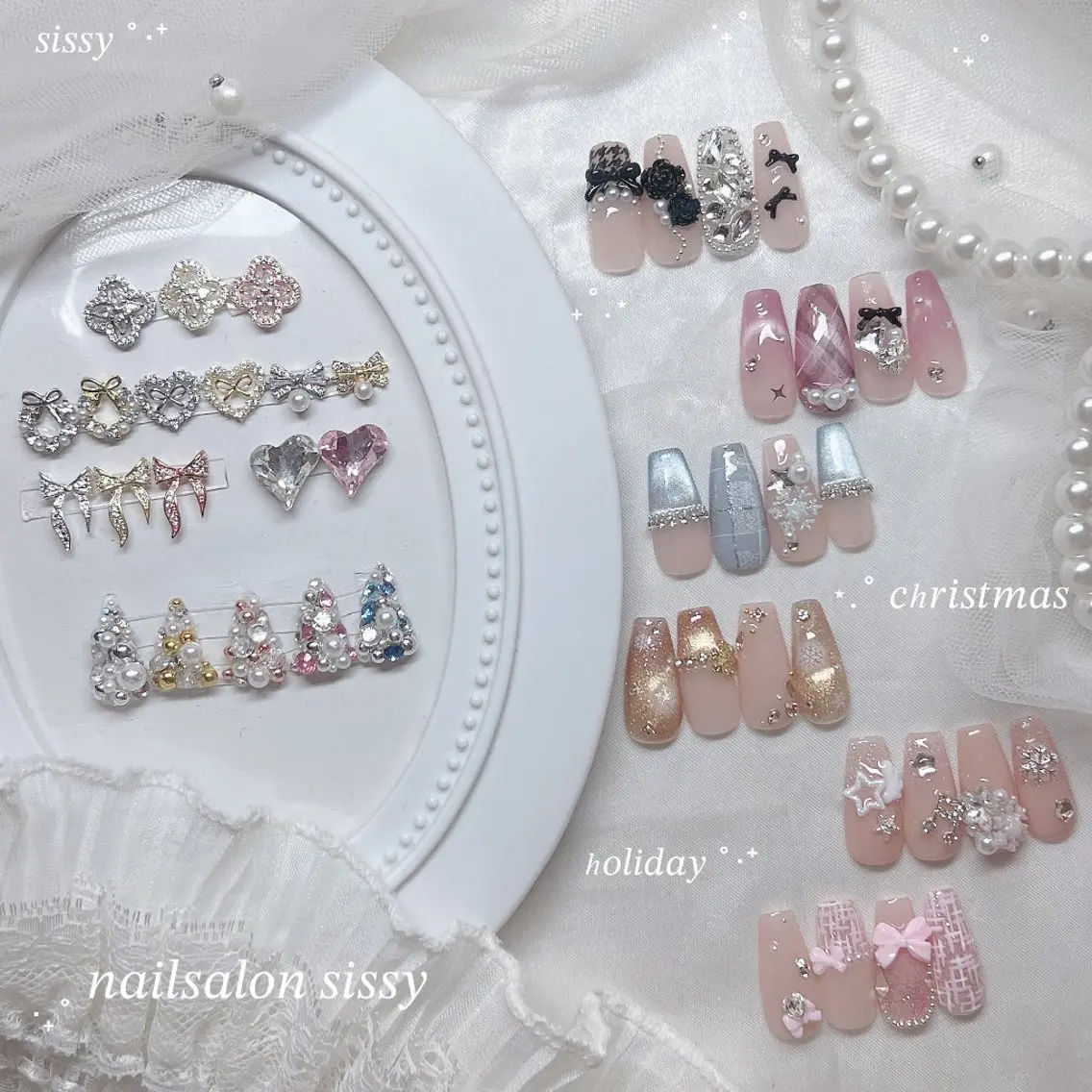ネイル 冬ネイル クリスマス sissy hatsuneのネイルデザイン