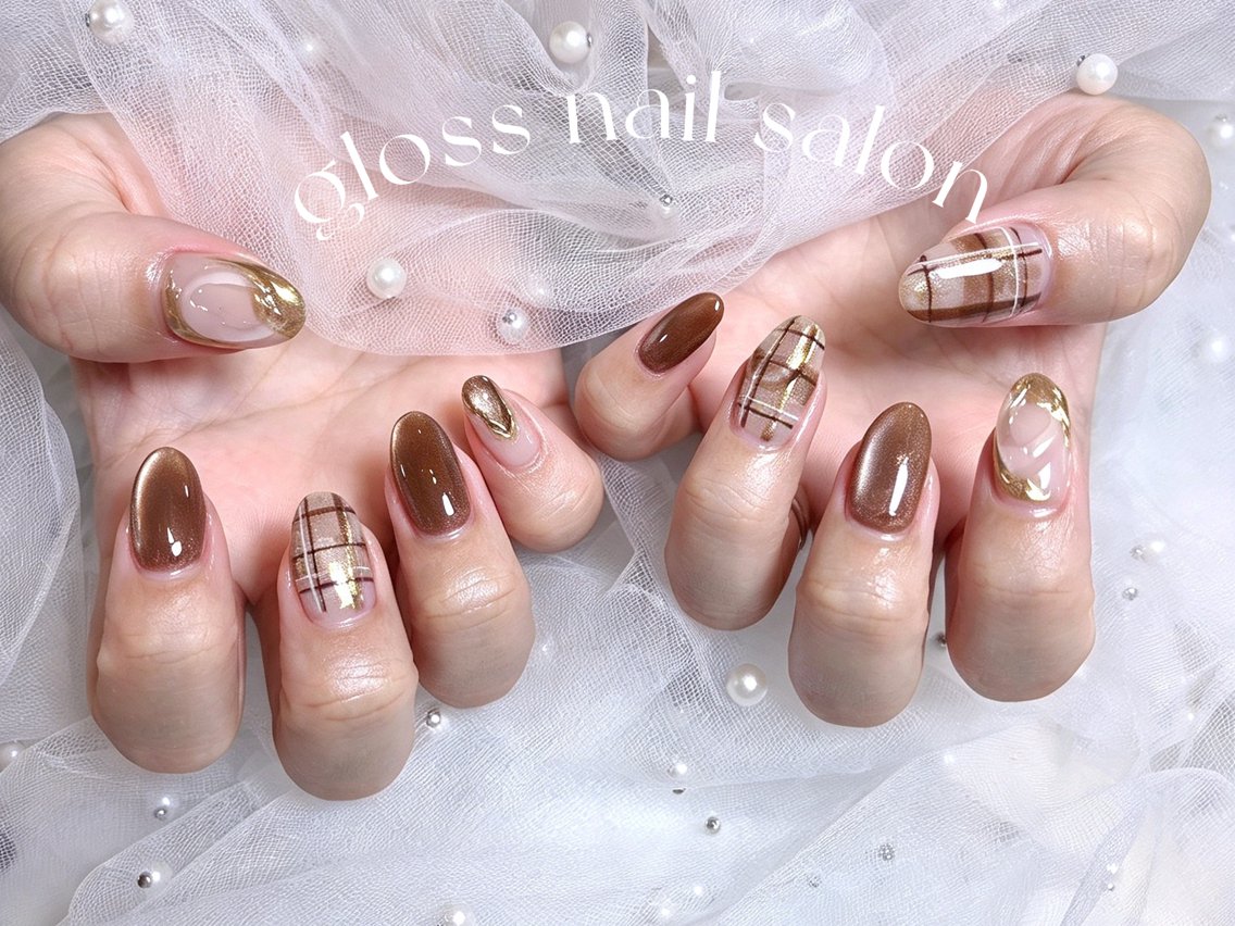 ネイル ハンドネイル ゆり🌷 gloss nailのネイルデザイン