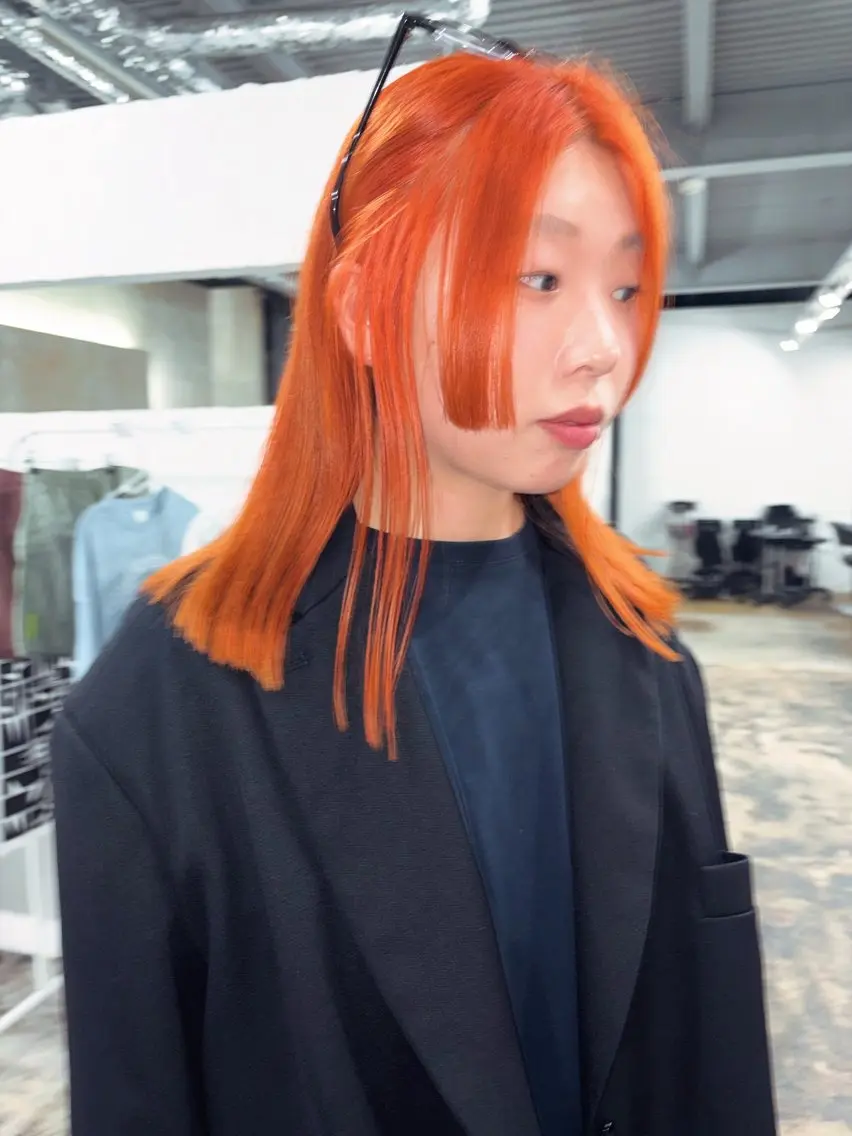 ロング カラー ヘアカラー eim AYUKAのヘアスタイル
