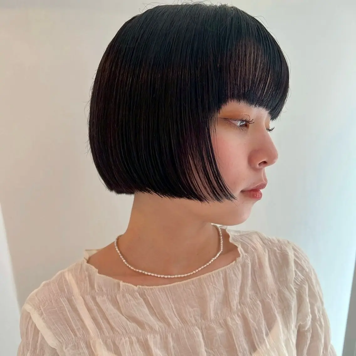 ショート ボブ 升方 楓のヘアスタイル
