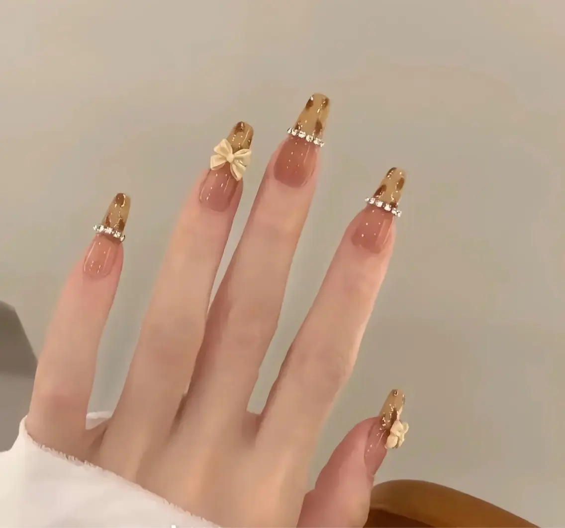 ネイル チークネイル 長さ出し フットネイル ジェルネイル 韓国ネイル ゆず- Nail Salonのネイルデザイン